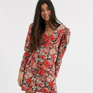 Free People Floral Mini Dress